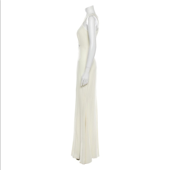 Jay Godfrey long off white dress size 6. - Picture 2 of 5